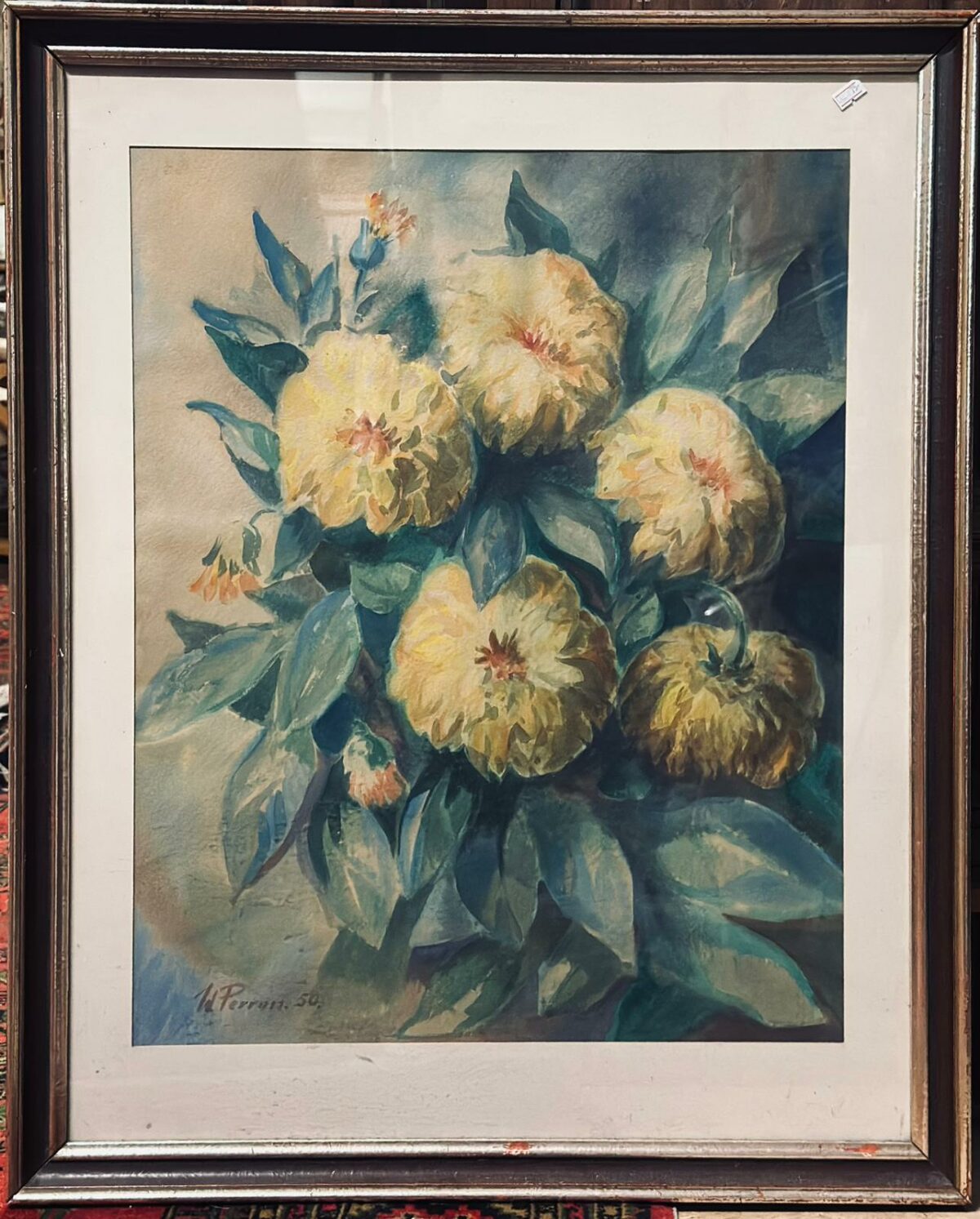 Blumen Bild - Druck 47)