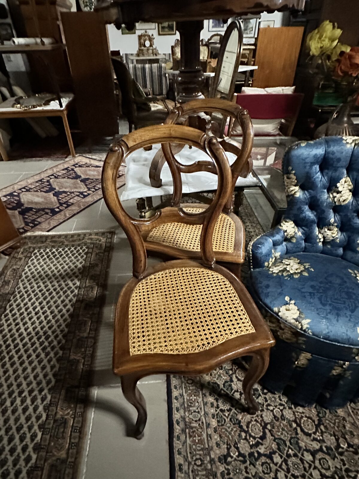 4 X Biedermaier Stühle