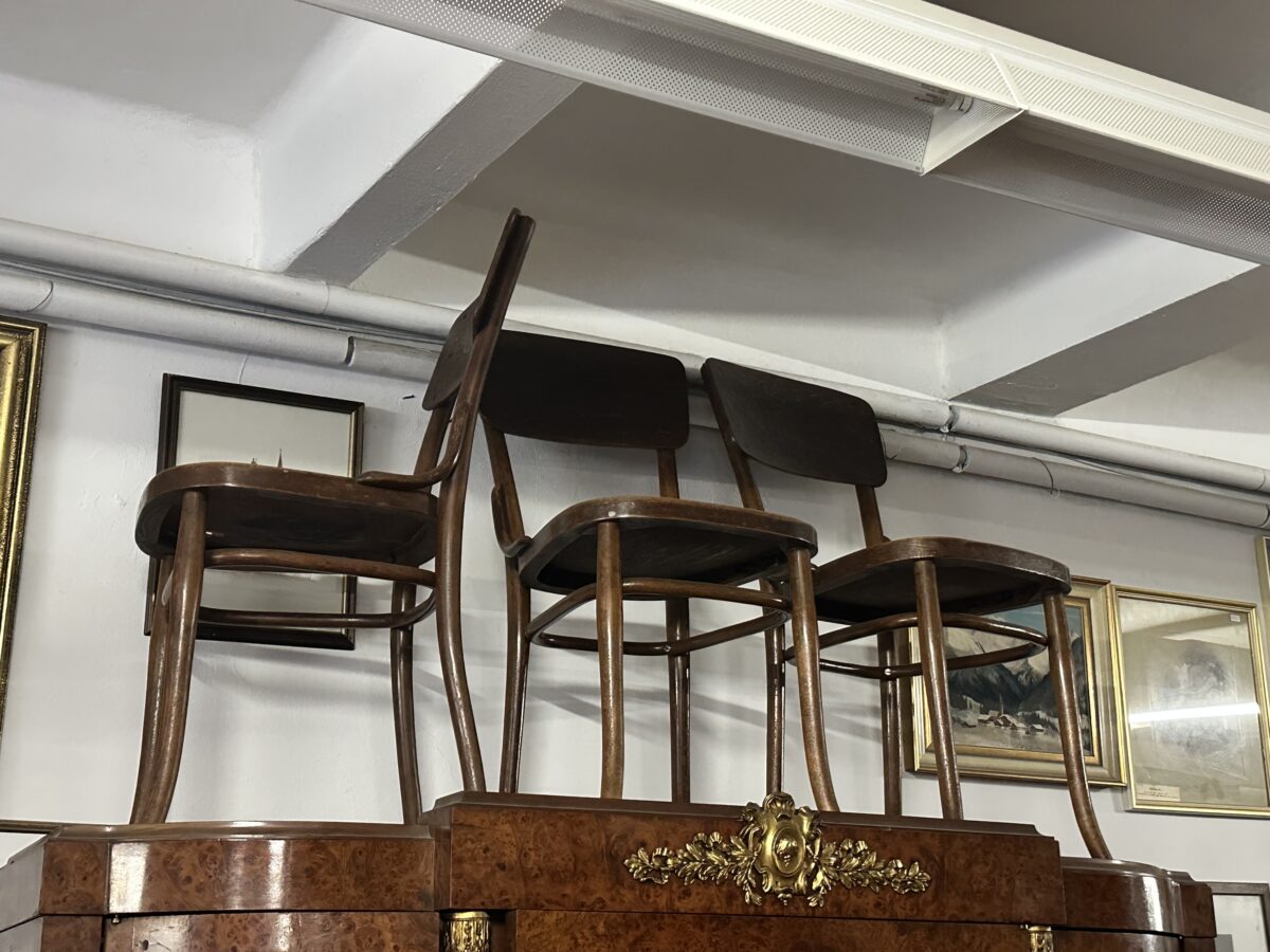 Thonet Stühle Brgholz 3er set