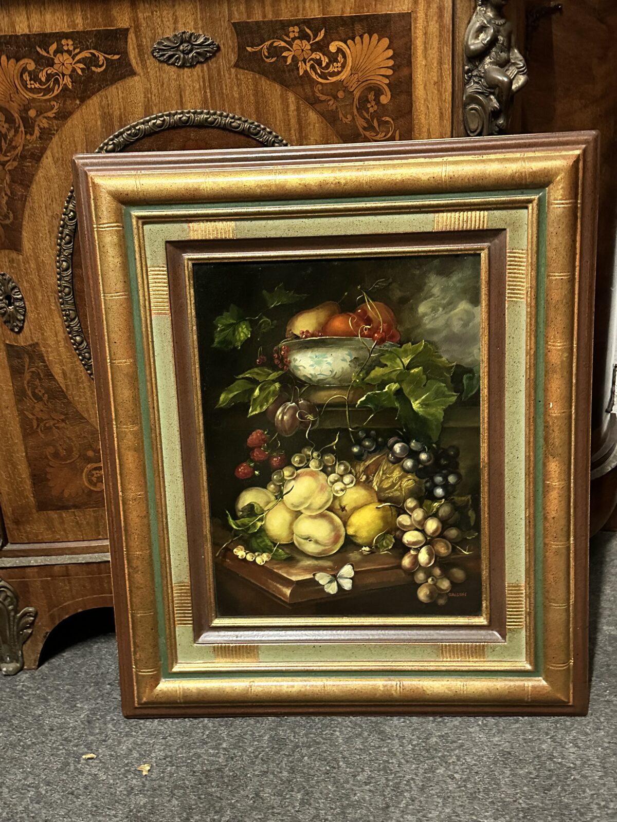 ölbild stillleben obst 2)