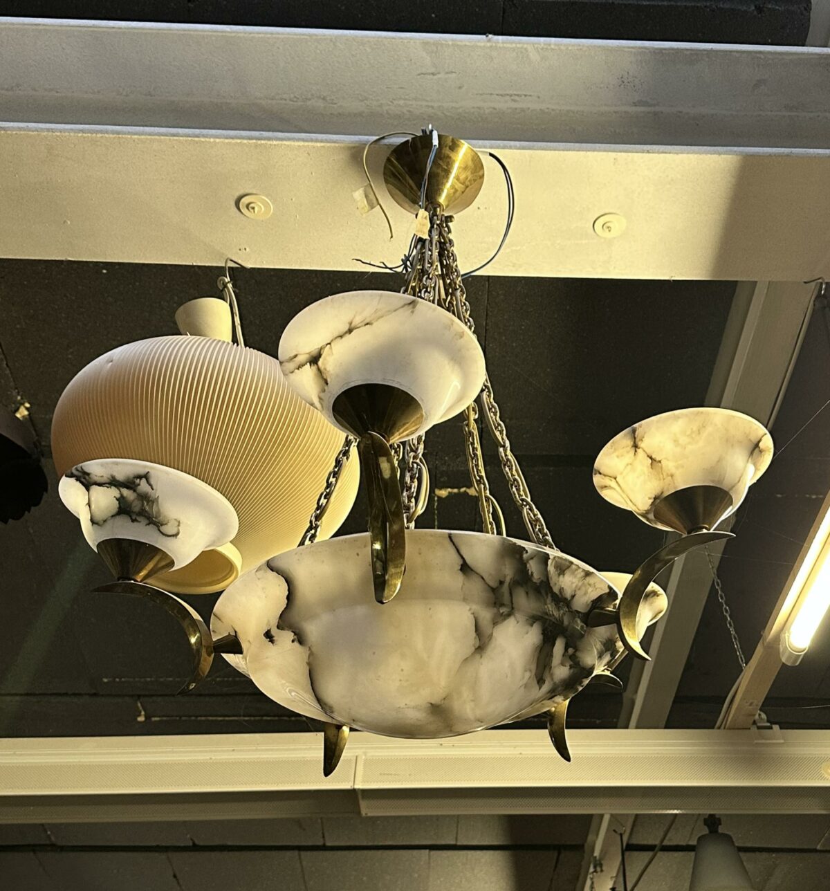 Lampe Marmor art deco 13)